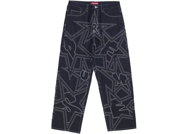 パンツ Supreme Stars Topstitch Baggy Jean Supreme-Stars-Topstitch-Baggy-