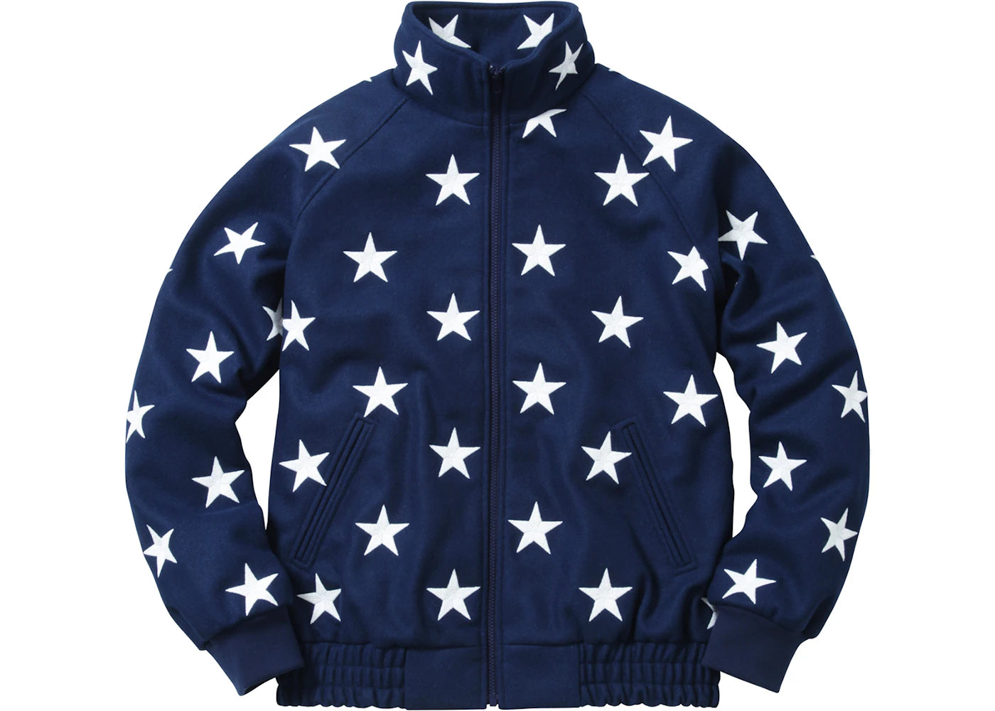 Supreme Stars Zip Stadium Jacket Navy