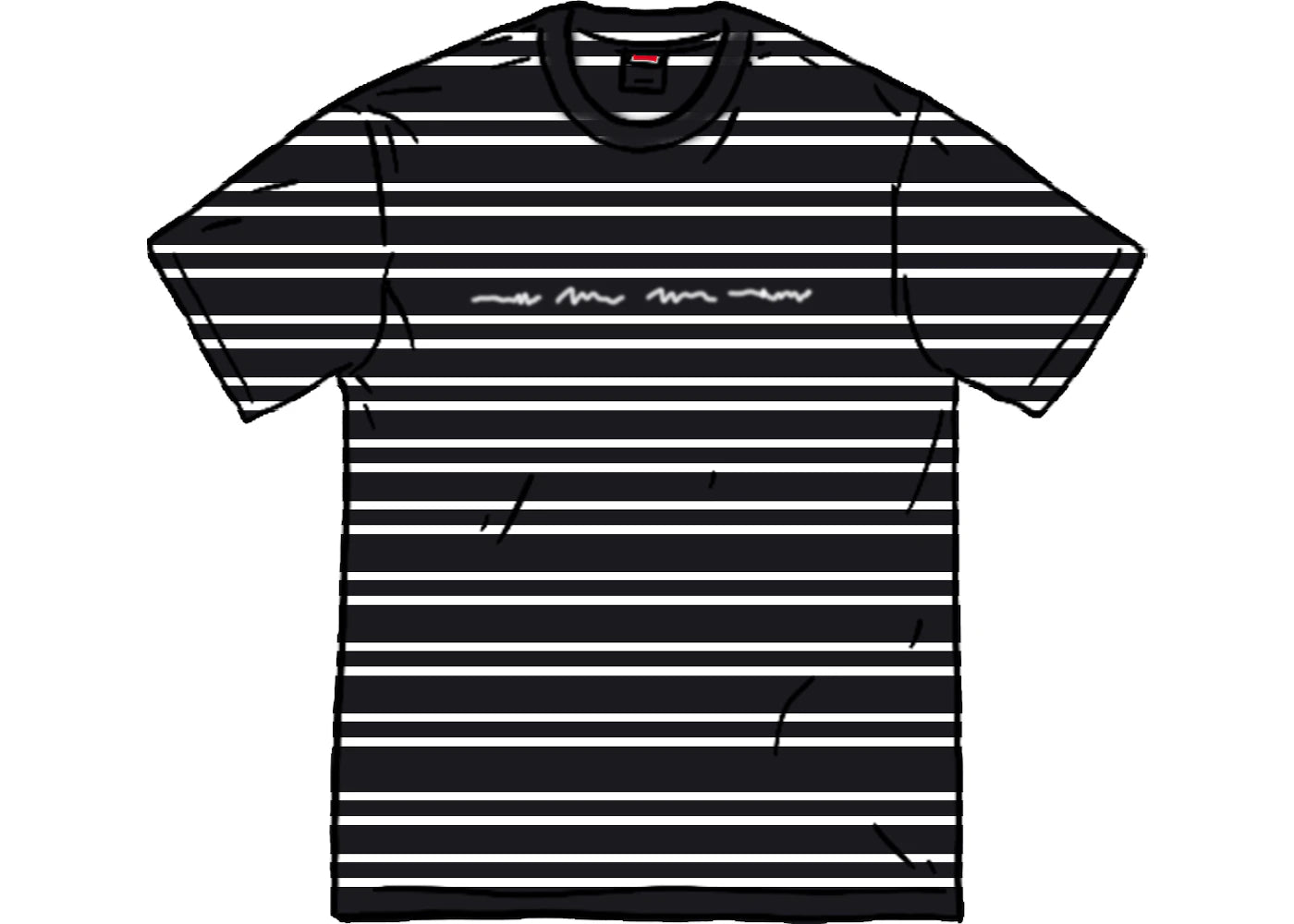 Supreme Stati Uniti Stripe S/S Top Black