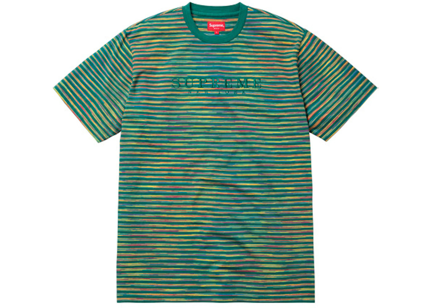 Supreme Static Stripe Top Green