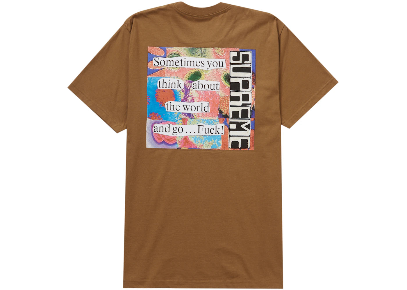 Supreme Static Tee Brown