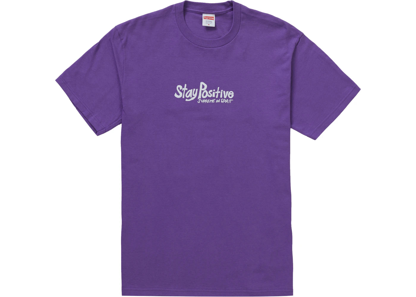 Supreme Stay Positive Tee Purple
