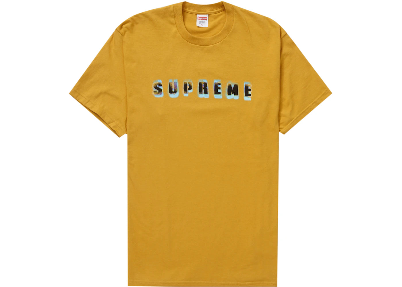 Supreme Stencil Tee Mustard