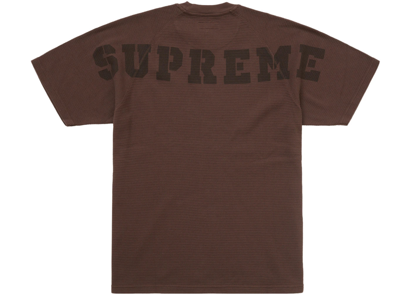 Supreme Stencil Thermal S/S Top Brown