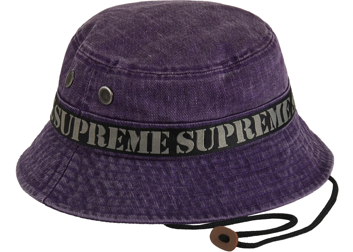 Supreme Stencil Webbing Boonie Purple