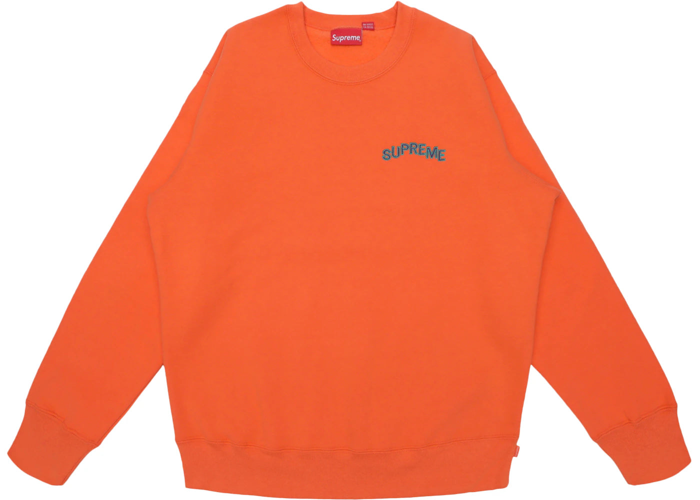 Supreme Step Arc Crewneck Bright Orange