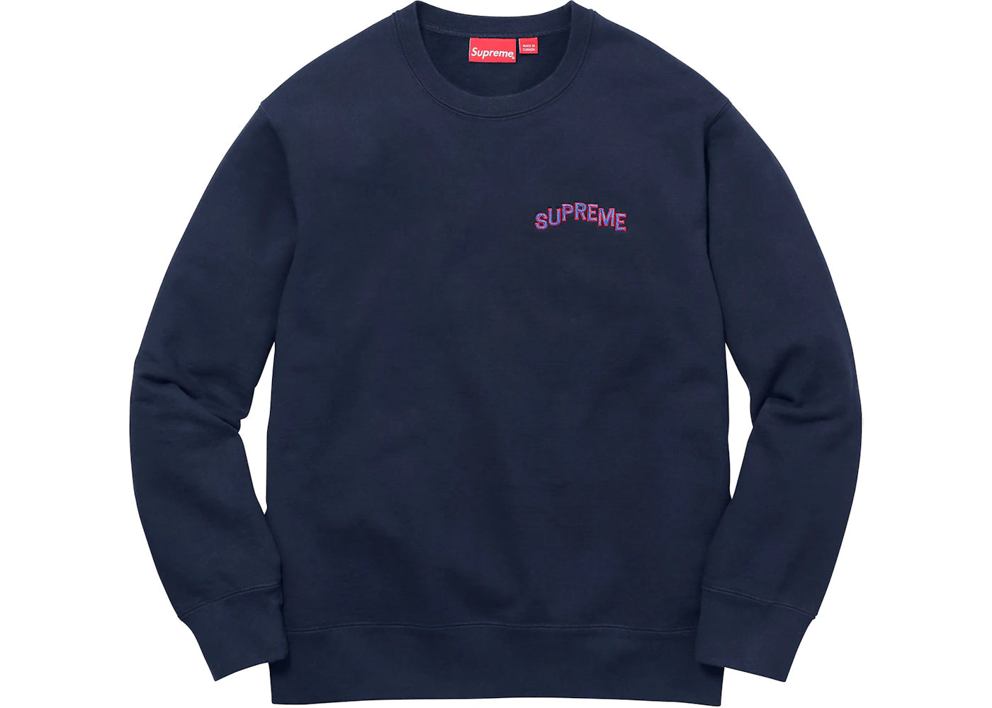 Supreme Step Arc Crewneck Navy