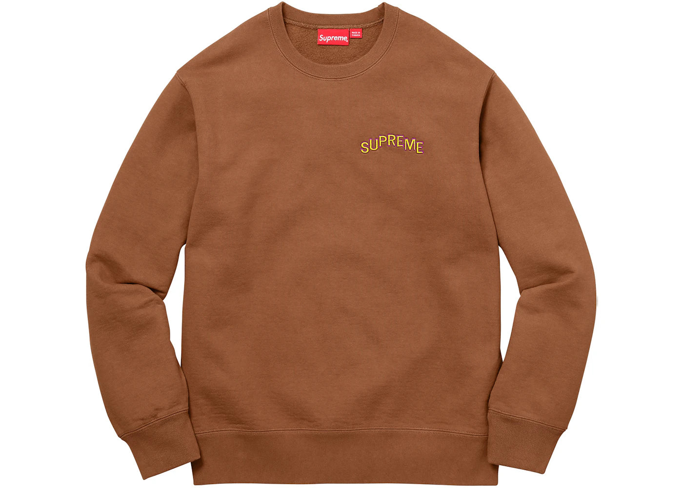Supreme Step Arc Crewneck Rust