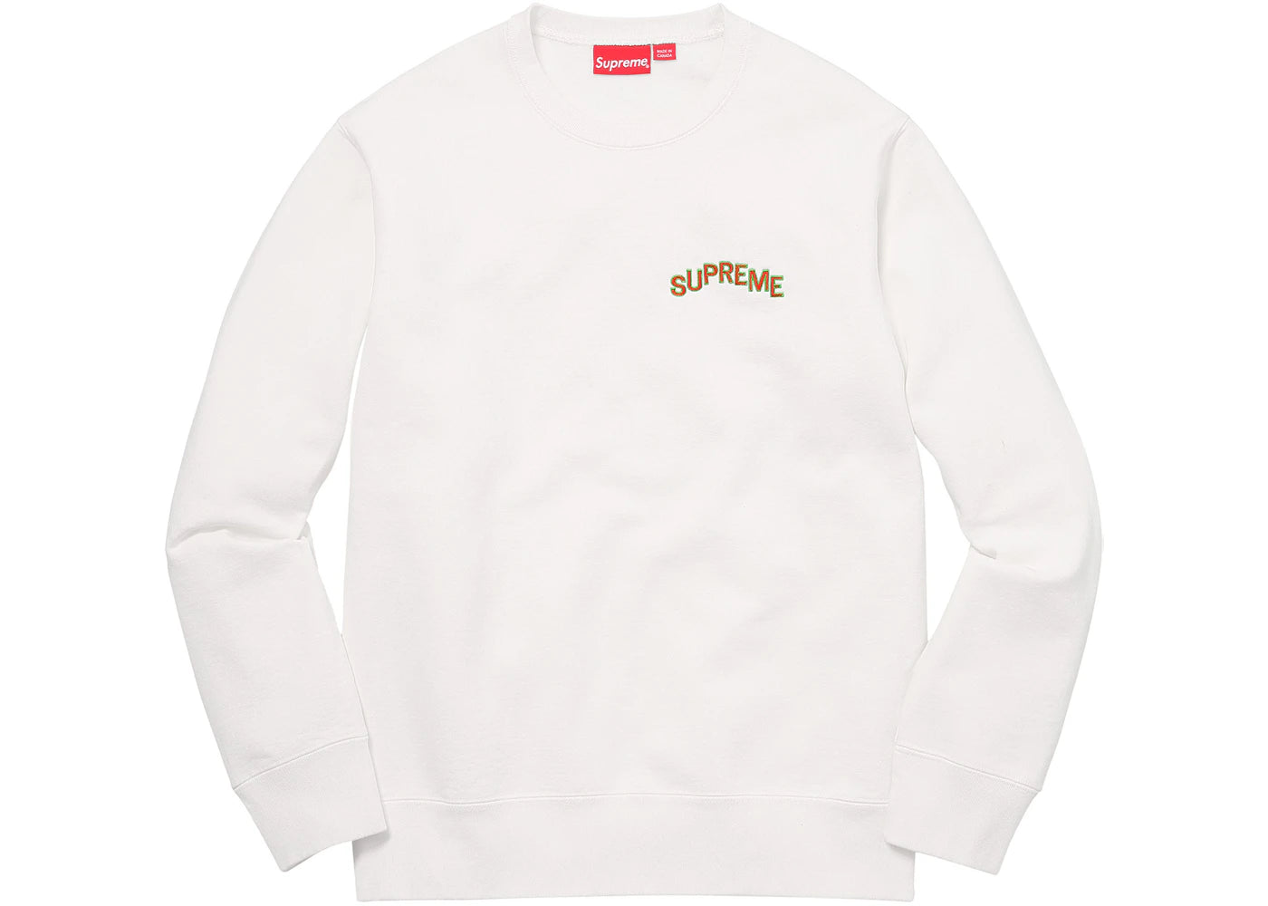 Supreme Step Arc Crewneck White