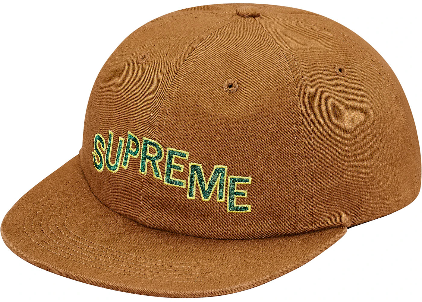 Supreme Stepped Arc 6-Panel Dark Gold