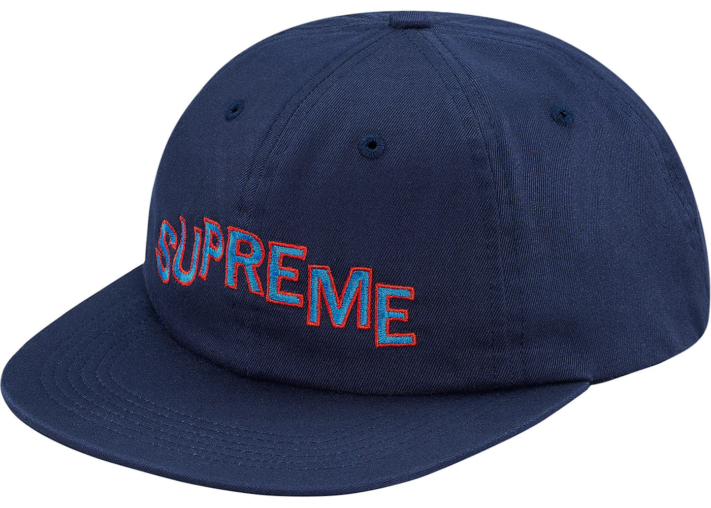 Supreme Stepped Arc 6-Panel Navy