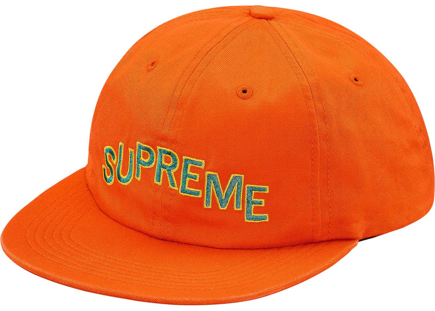 Supreme Stepped Arc 6-Panel Orange