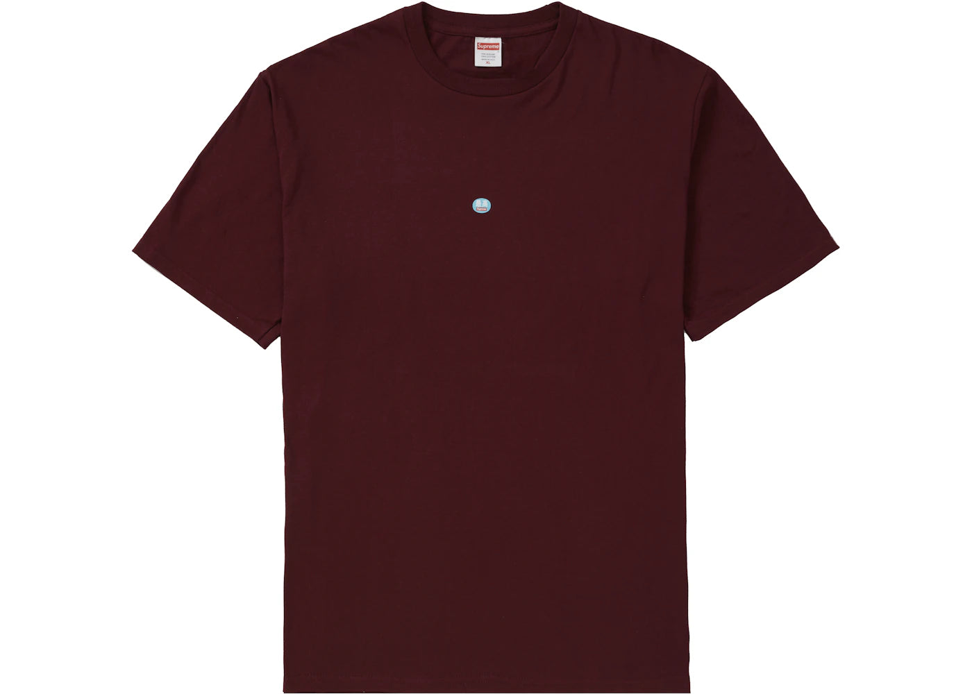 Supreme Sticker Tee Burgundy