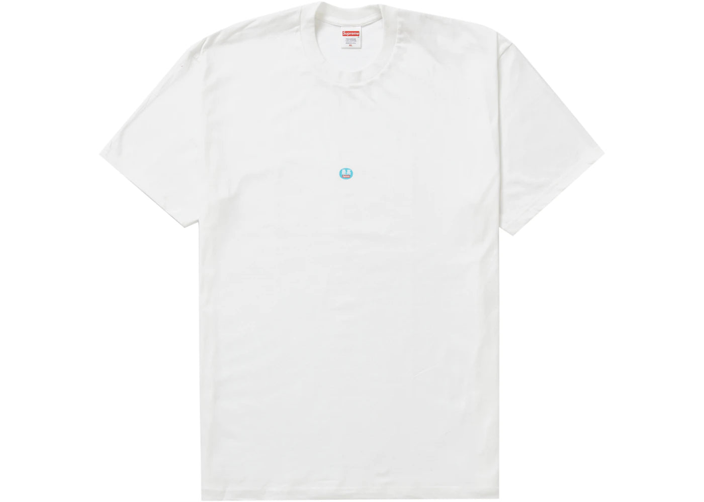 Supreme Sticker Tee White