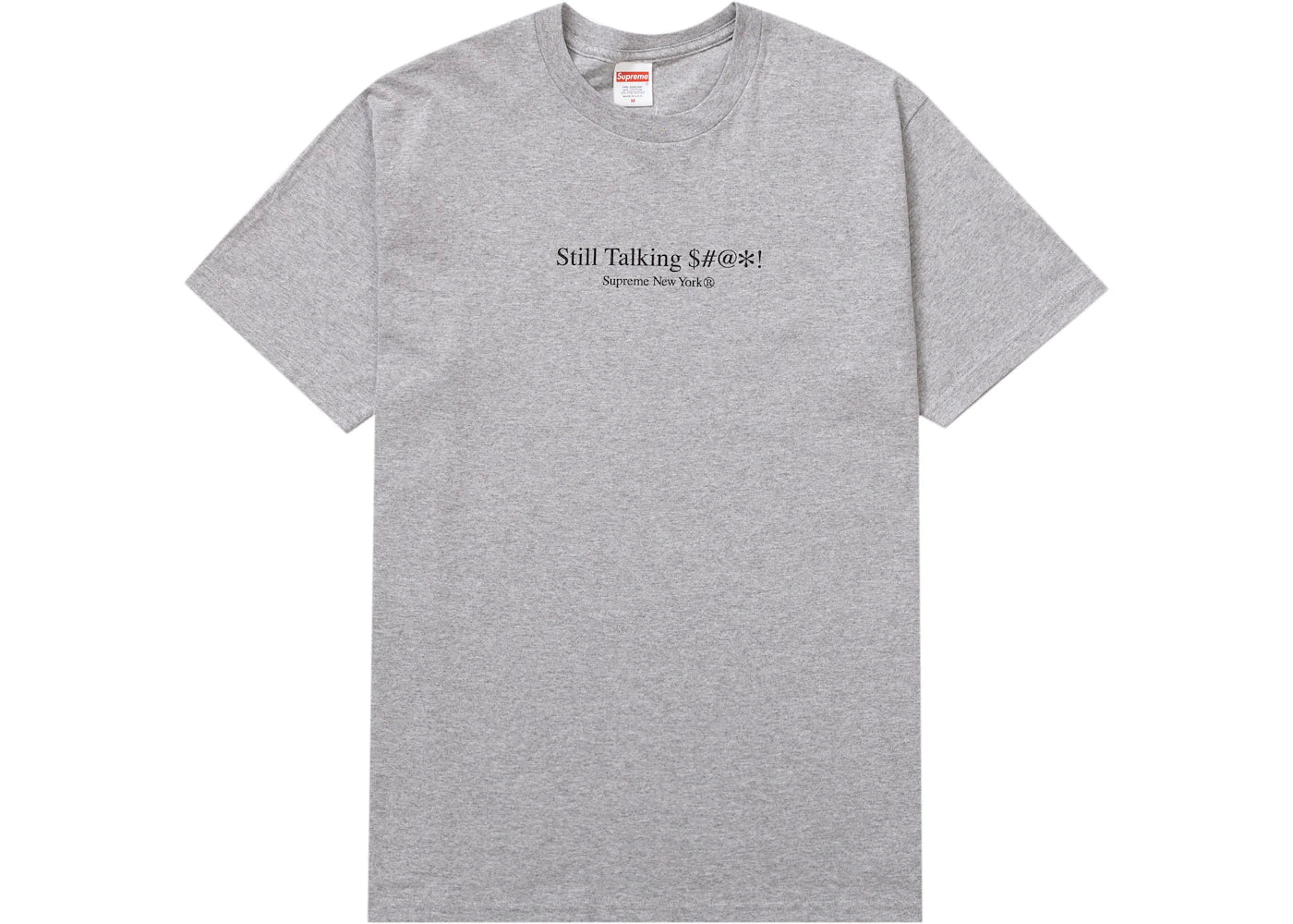 Supreme Still Talking Tee Heather Grey