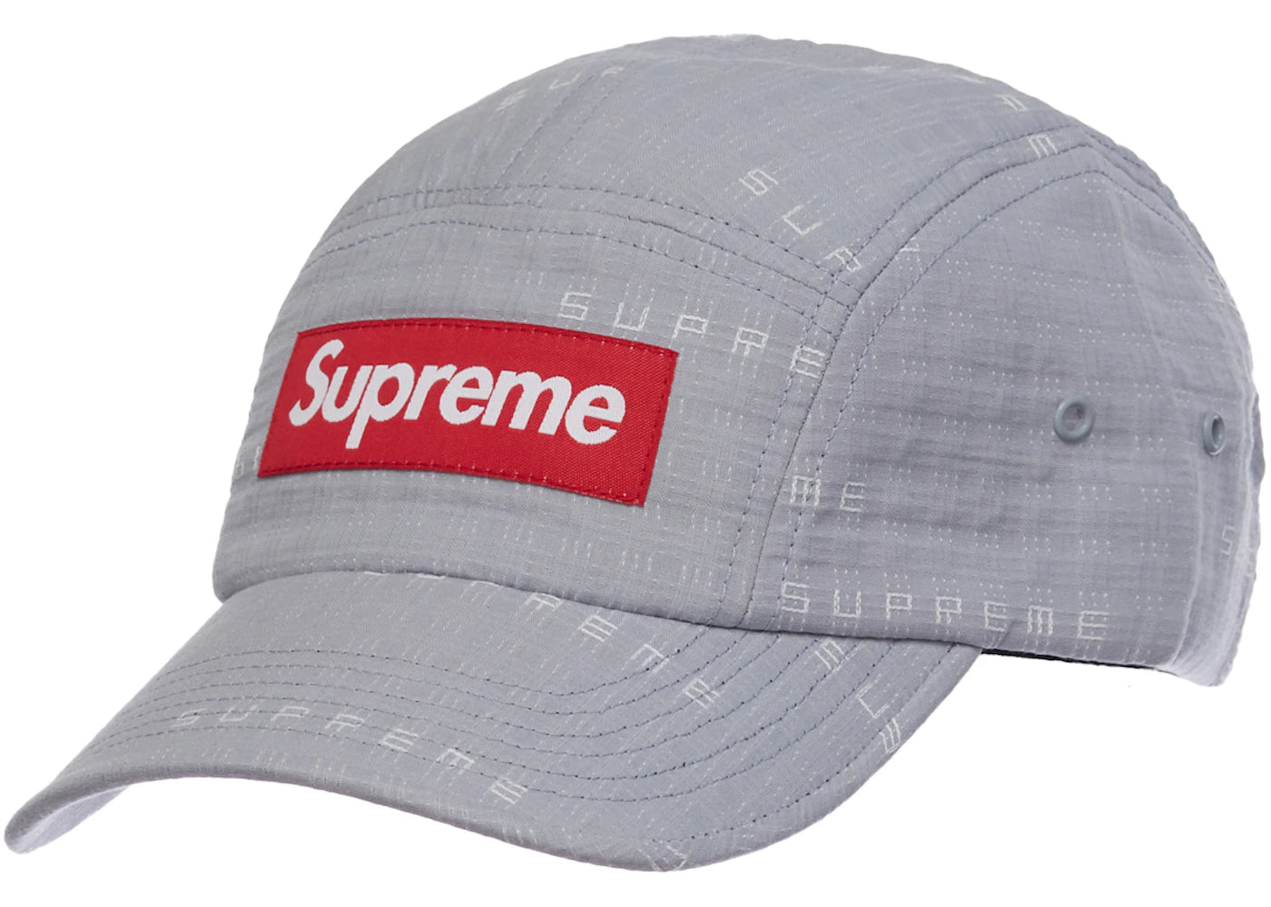 Supreme Stitch Jacquard Camp Cap Grey