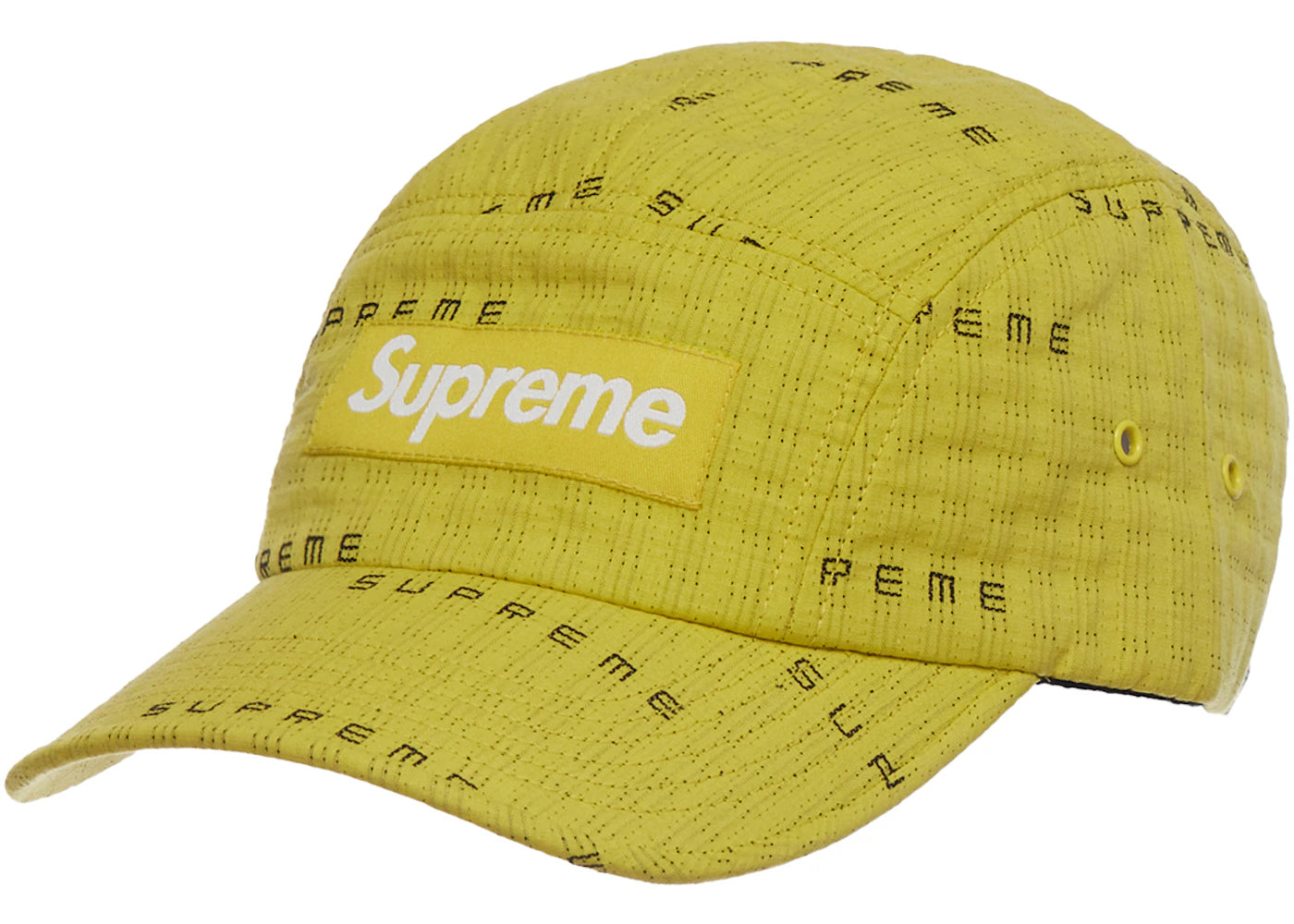 Supreme Stitch Jacquard Camp Cap Lemon