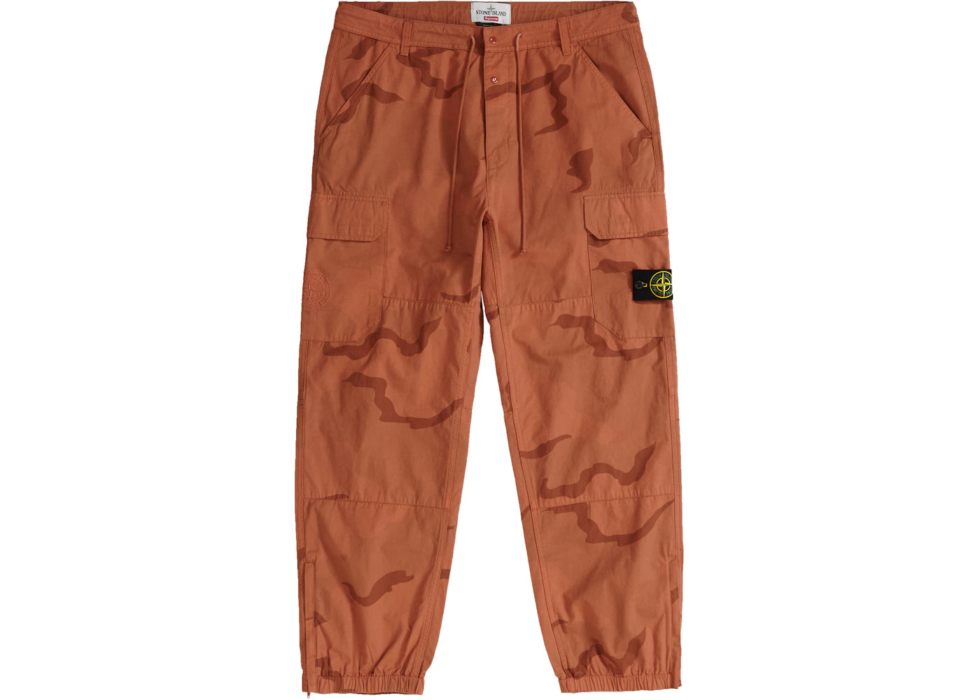 Supreme Stone Island Camo Cargo Pant Coral Camo