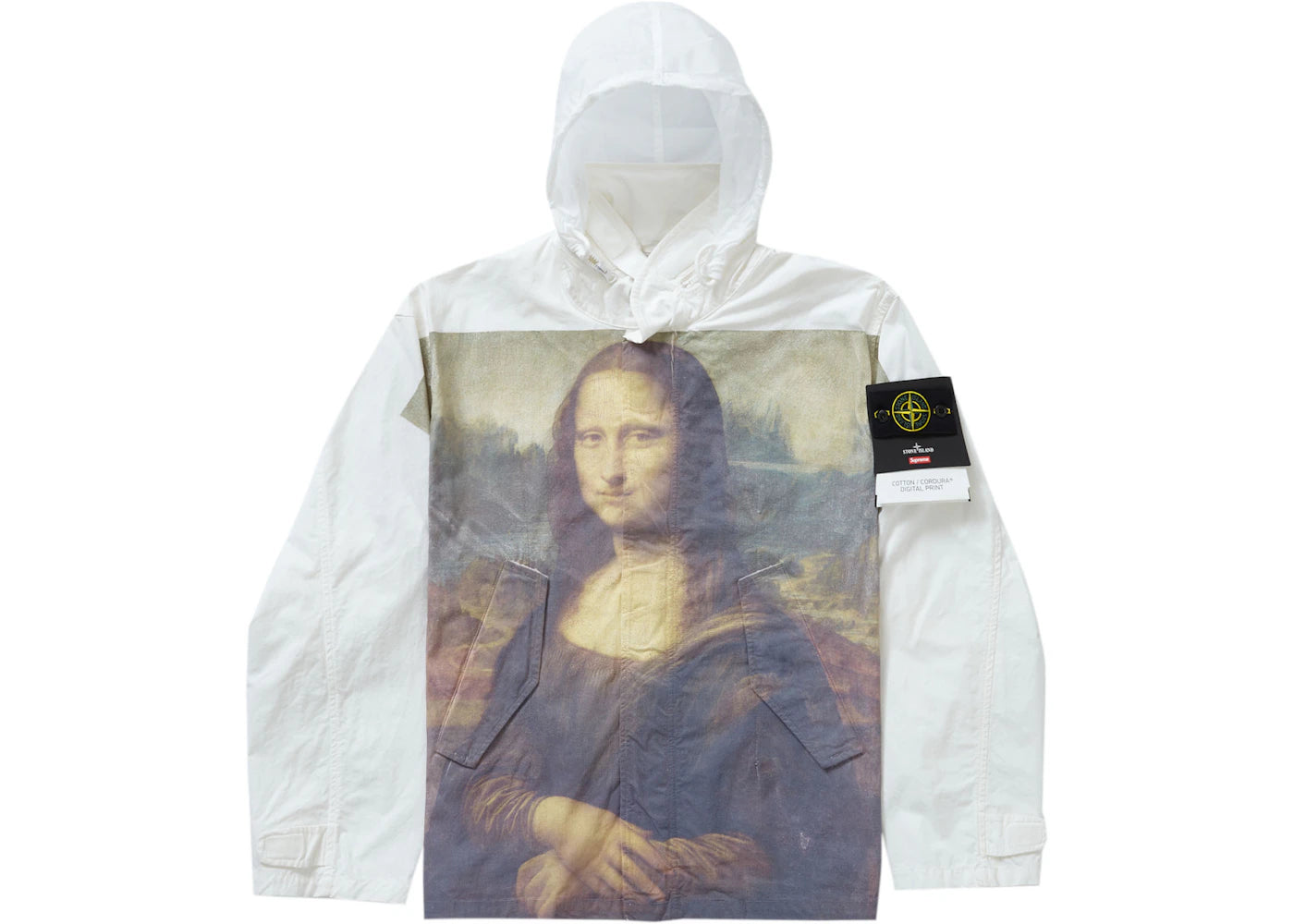 Supreme Stone Island Cotton Cordura Shell Jacket Mona Lisa