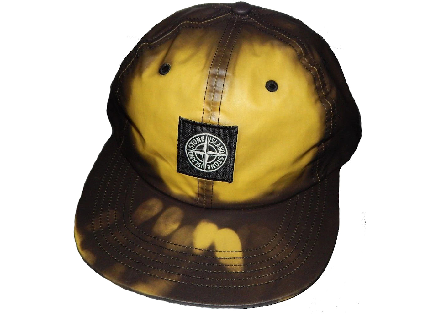 Supreme Stone Island Heat Reactive 6 Panel Cap Black