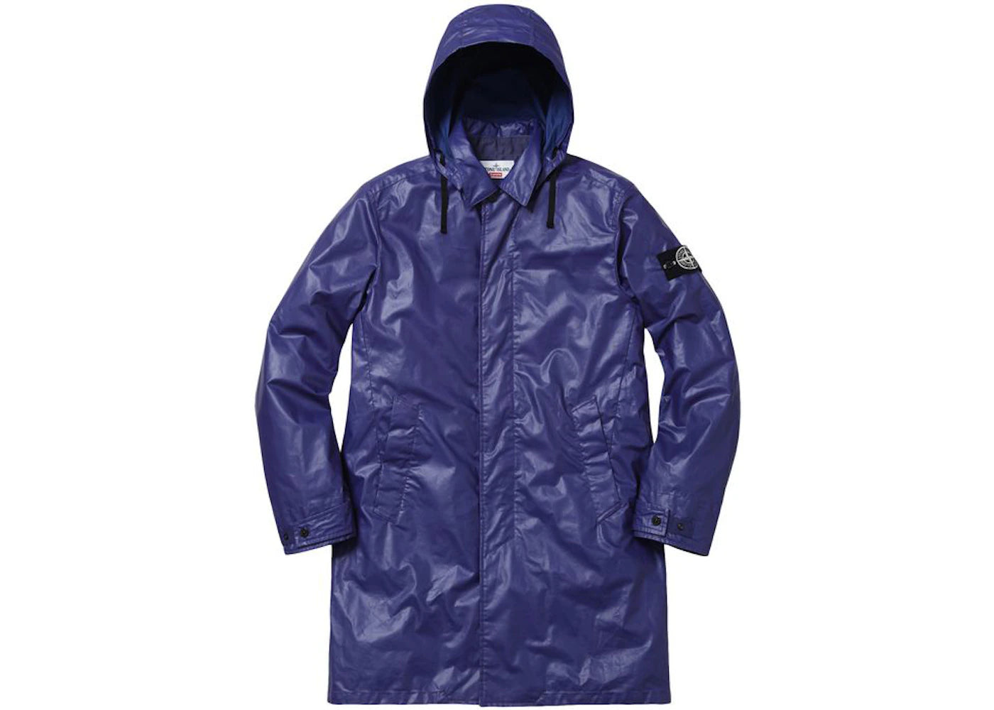 Supreme Stone Island Heat Reactive Trench Coat Purple