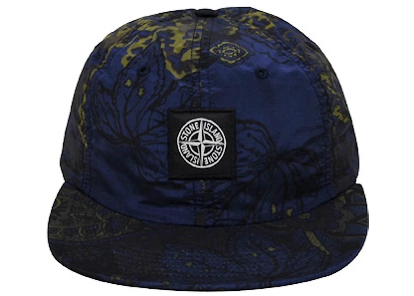 Supreme Stone Island Metal Camp Cap Navy