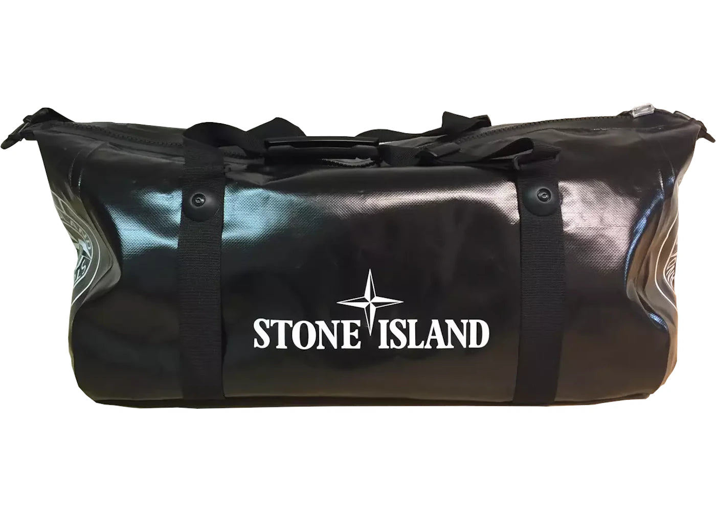 Supreme Stone Island Ortlieb Pvc Duffle Bag Black