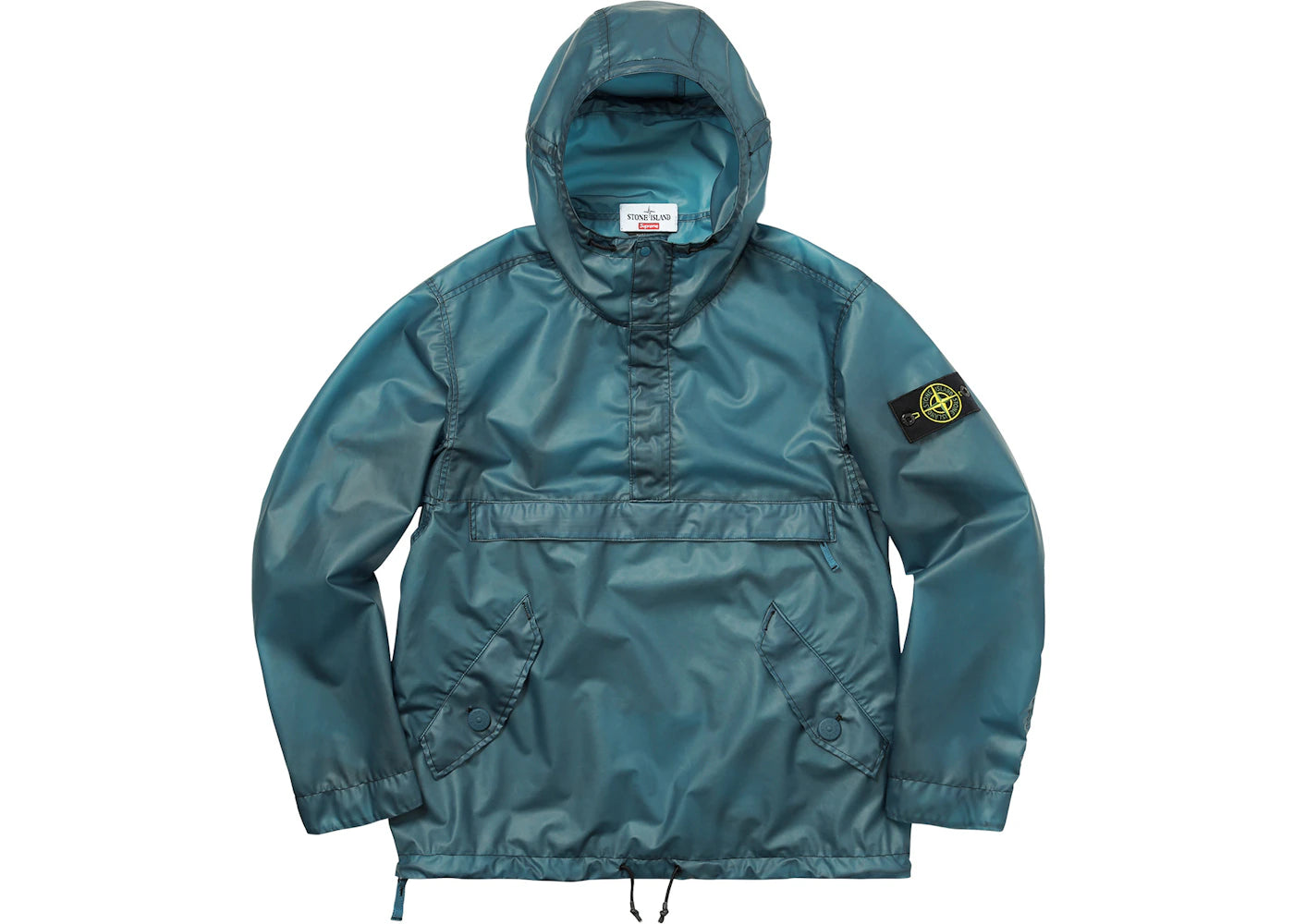 Supreme Stone Island Poly Cover Composite Anorak Teal