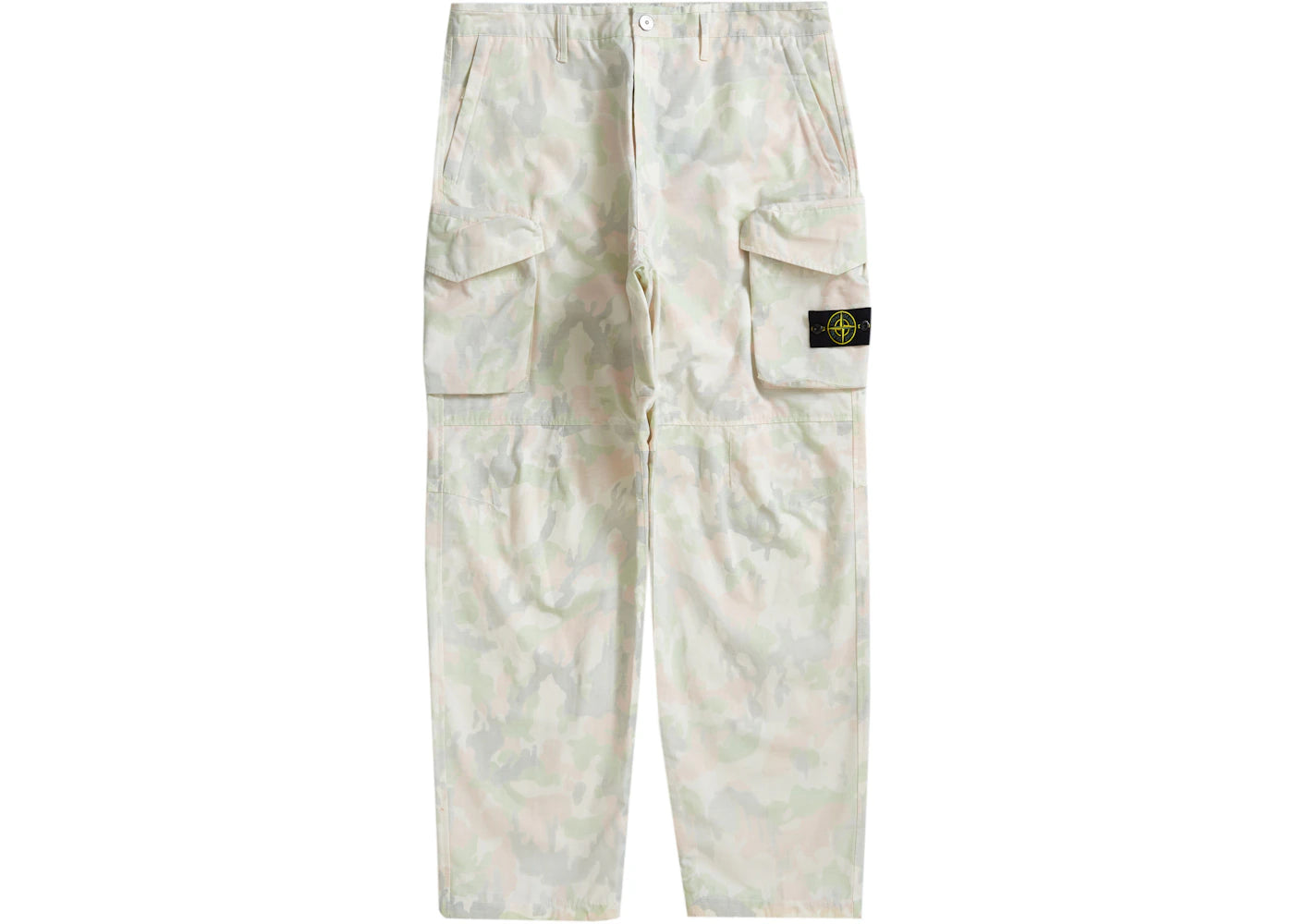 Supreme Stone Island Reactive Ice Camo Ripstop Cargo Pant Tan