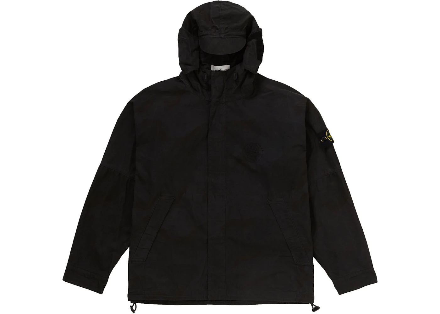 Supreme Stone Island Riot Mask Camo Jacket Black Camo