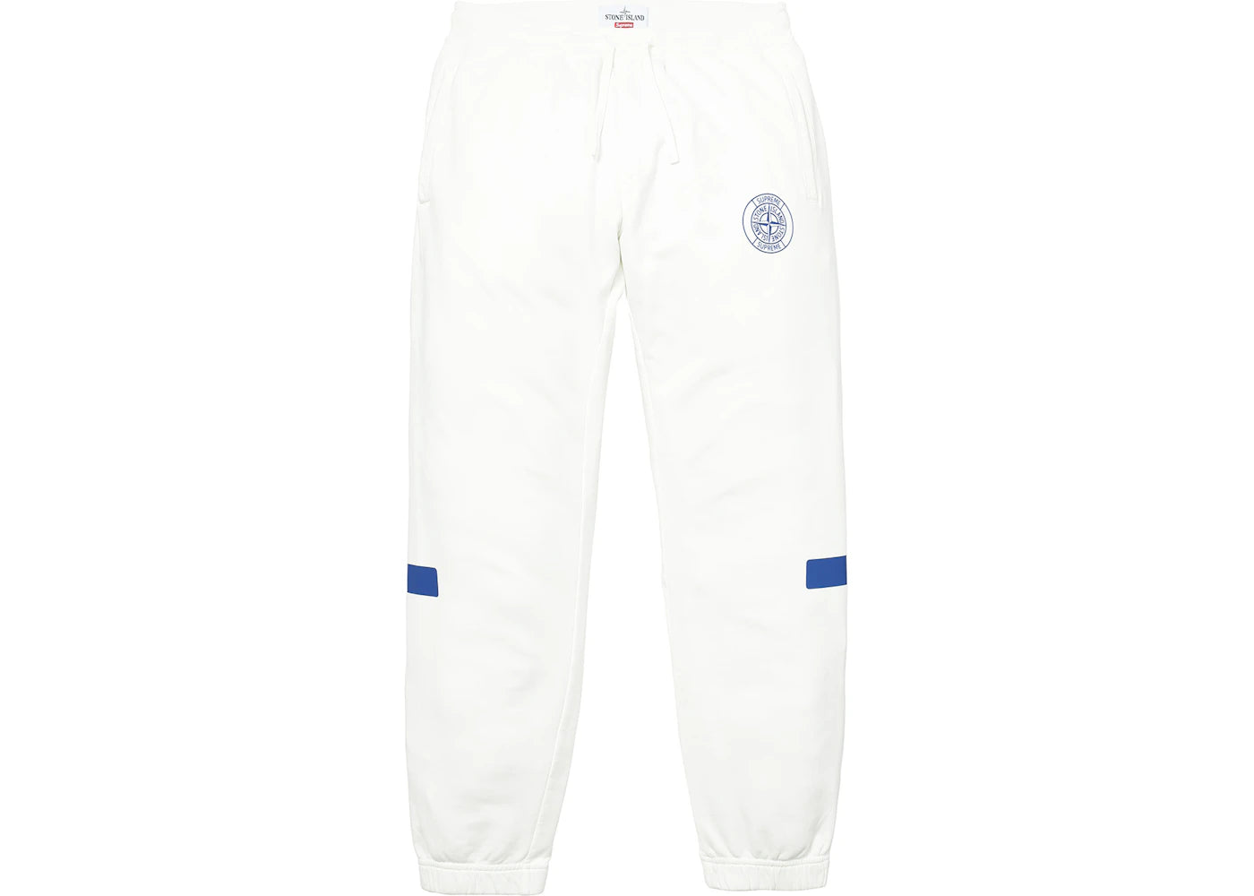 Supreme Stone Island Sweatpant White