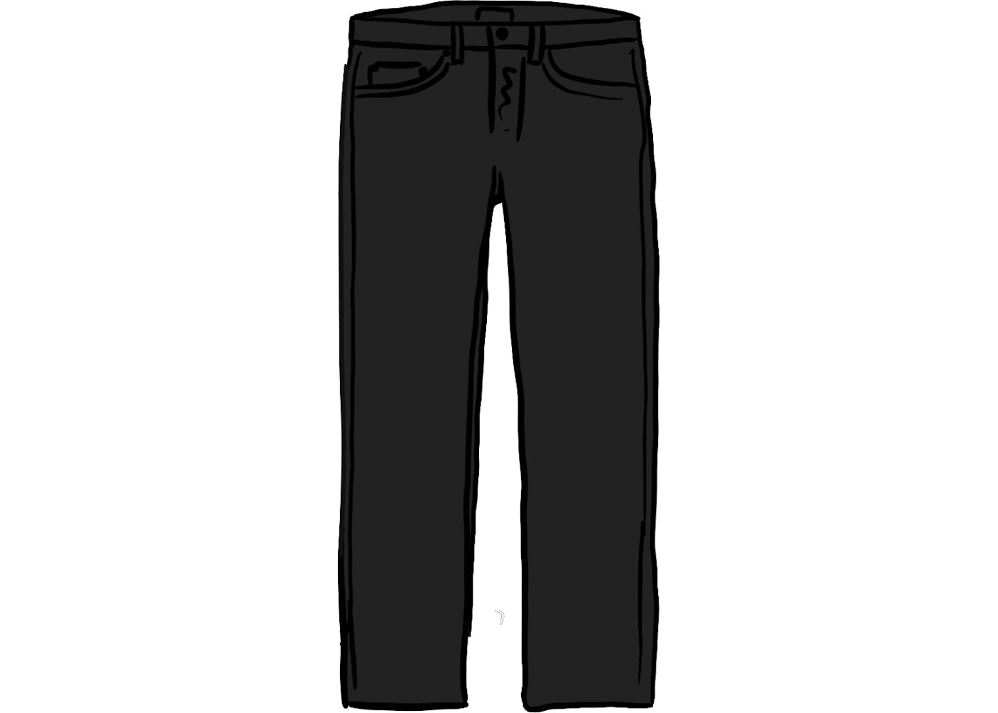 Supreme Stone Washed Black Slim Jean (SS21) Washed Black