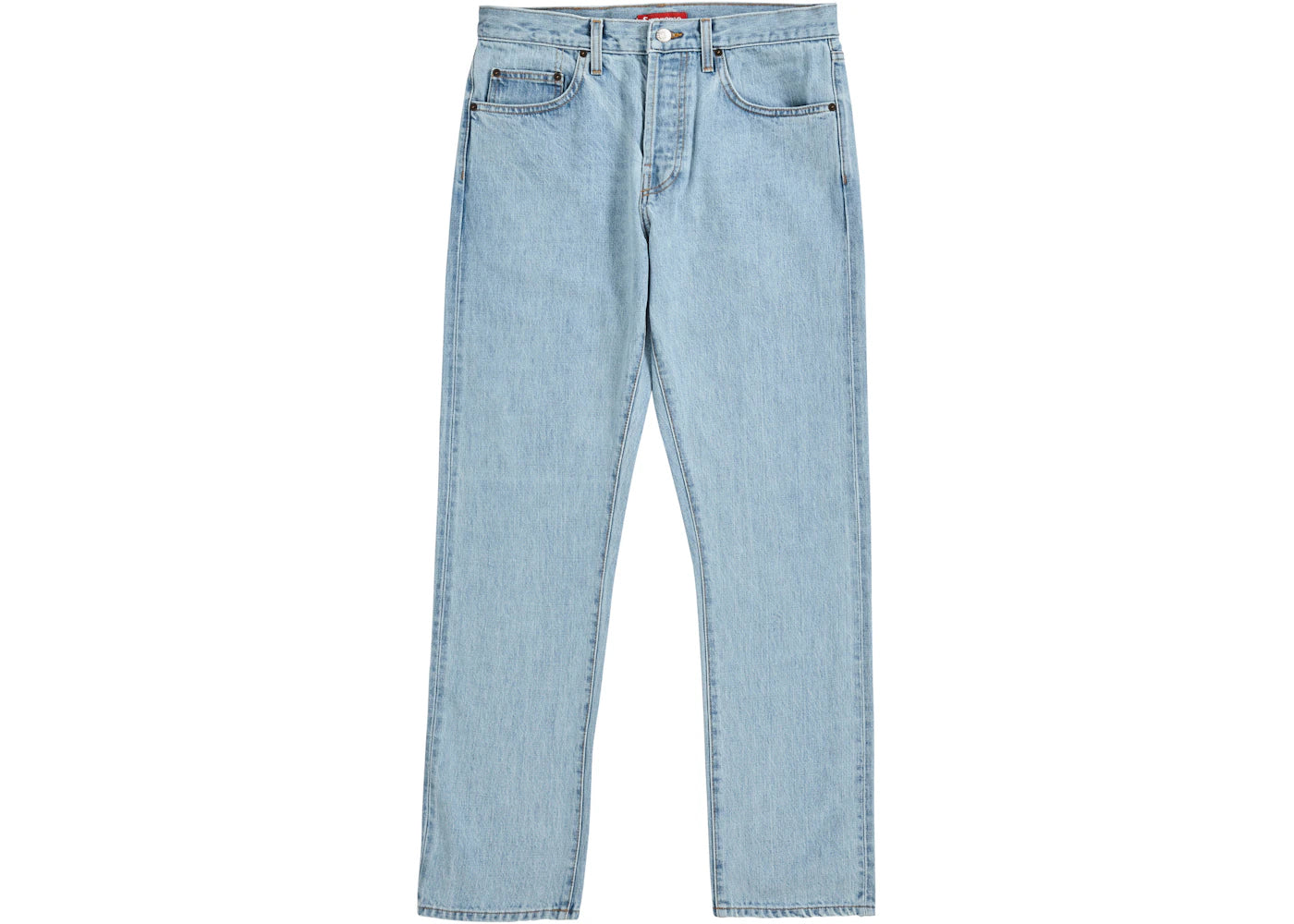 Supreme Stone Washed Slim Jean Blue