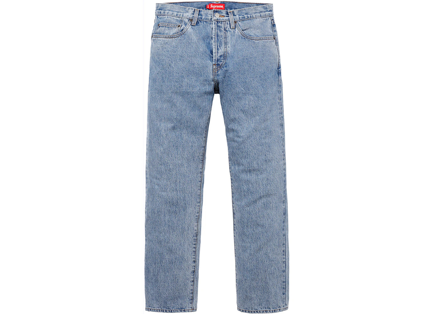 Supreme Stone Washed Slim Jean Denim