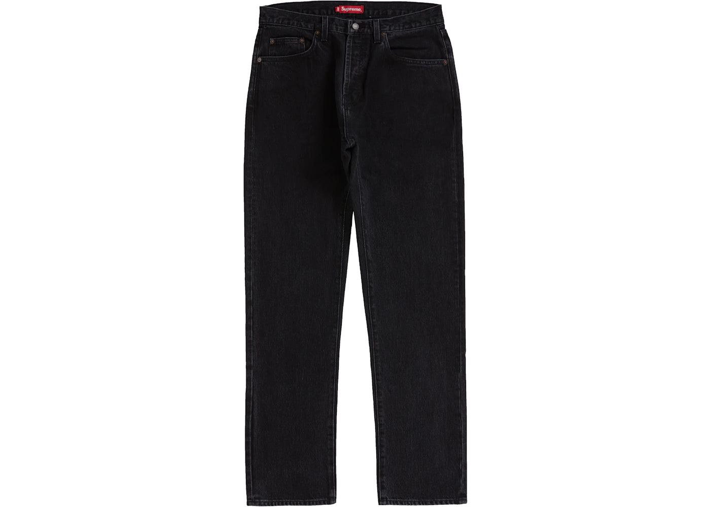 Supreme Stone Washed Slim Jean (SS20) Washed Black