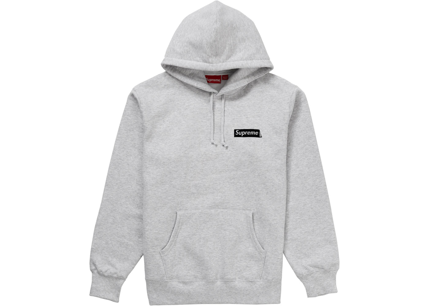 Supreme Stop Crying Hooded Sweatshirt Ash Grey