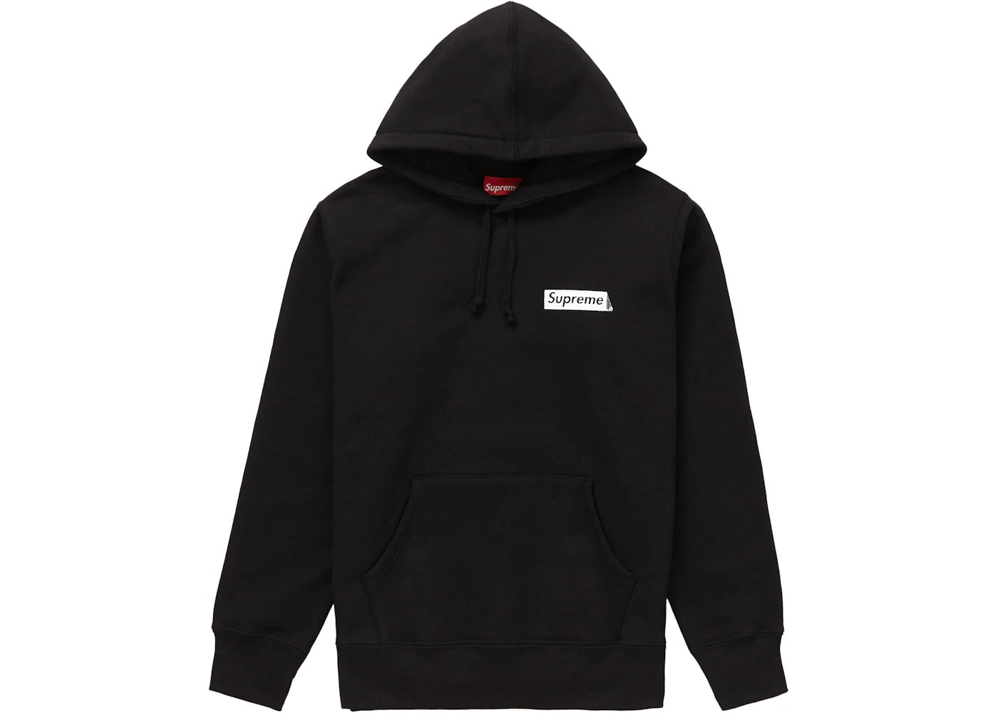 Supreme Stop Crying Hooded Sweatshirt Black