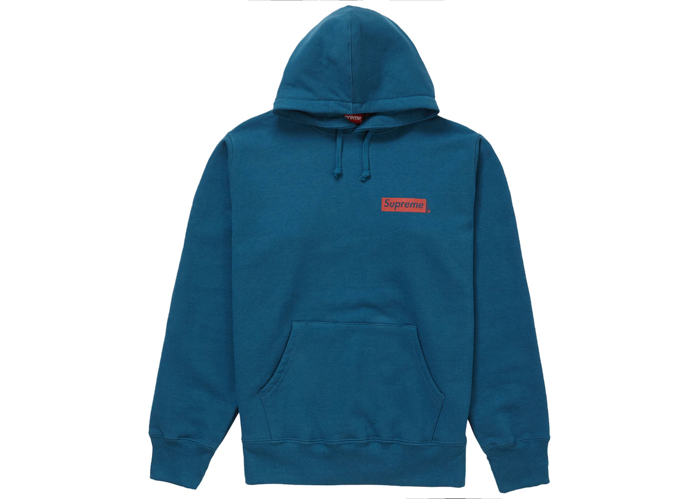 Supreme Stop Crying Hooded Sweatshirt Marine Blue