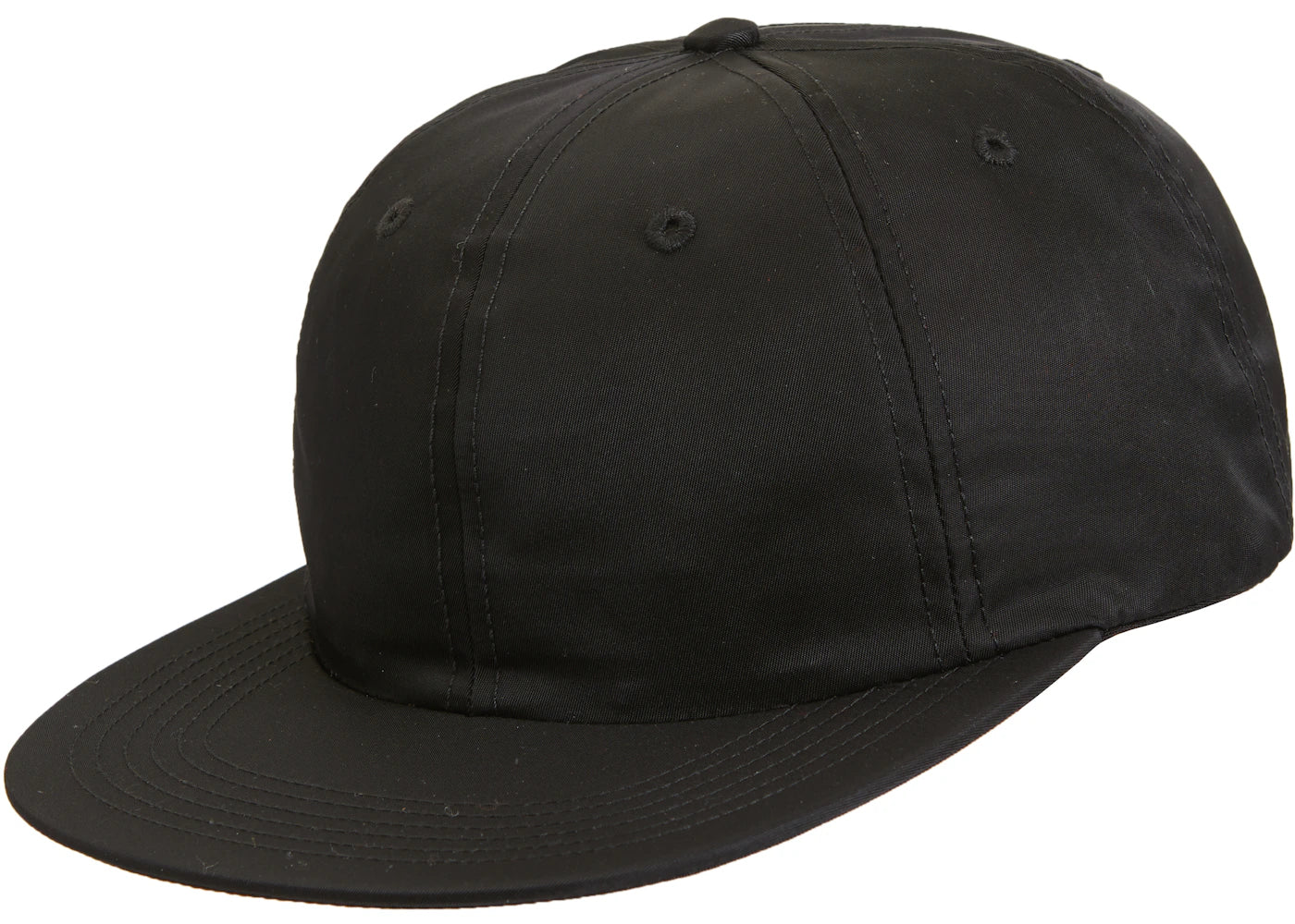 Supreme Strap Logo 6-Panel Black