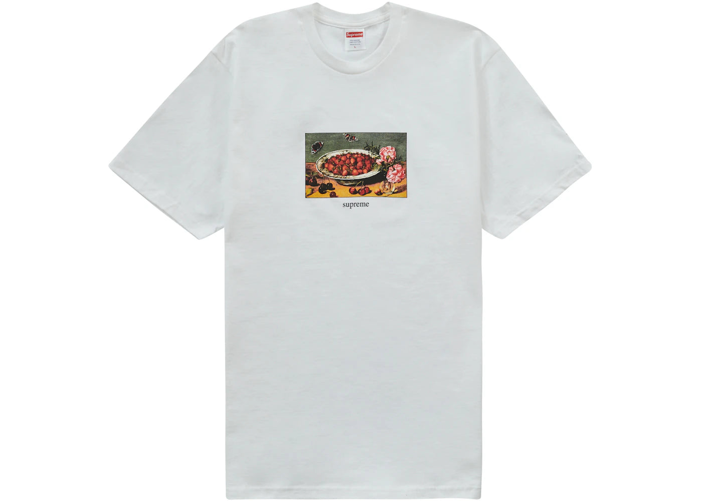 Supreme Strawberries Tee White