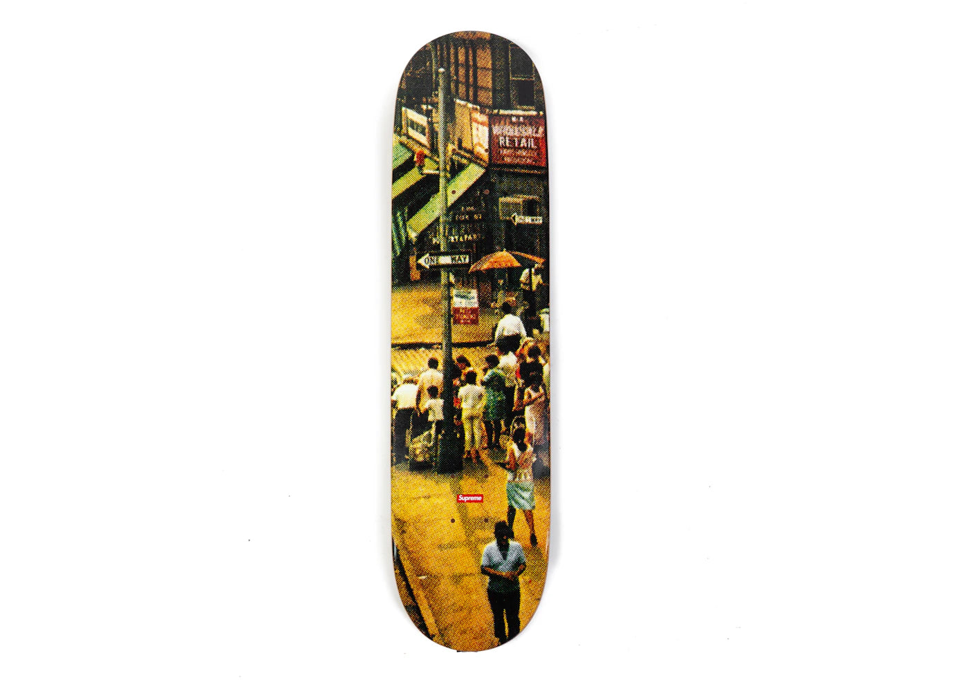 Supreme Street Scene Left Skateboard Deck Multi