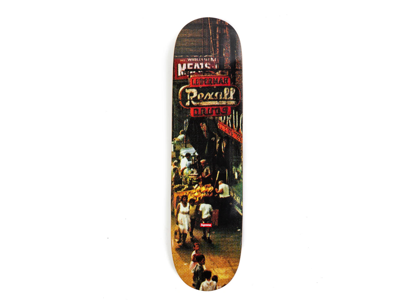 Supreme Street Scene Right Skateboard Deck Multi