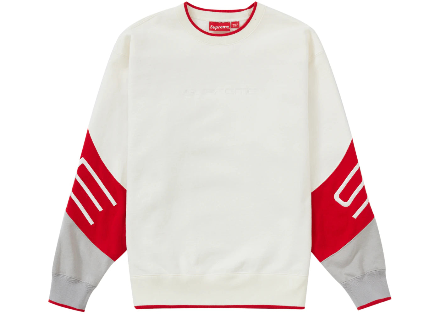 Supreme Stretch Crewneck White