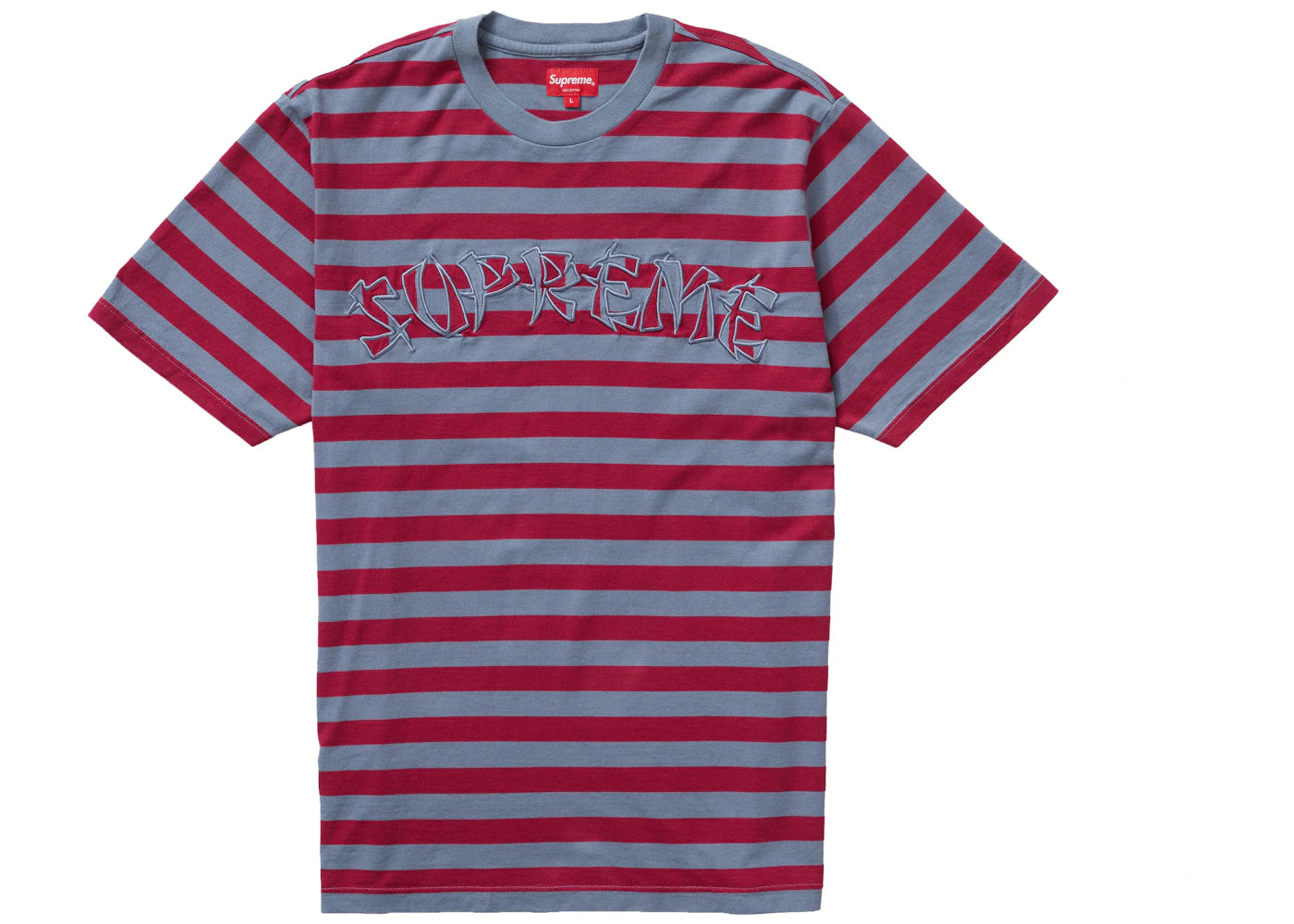 Supreme Stripe Applique S/S Top Slate