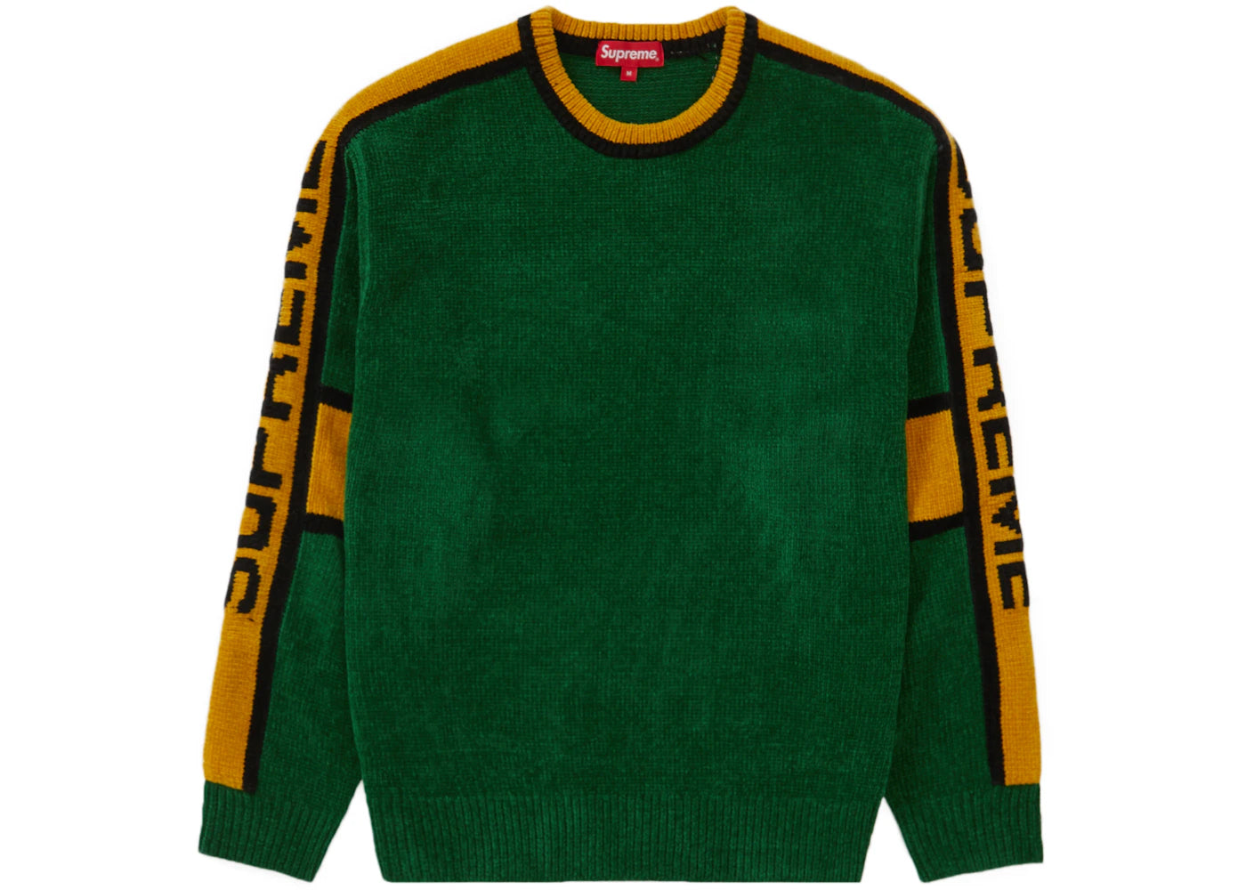 Supreme Stripe Chenille Sweater Green