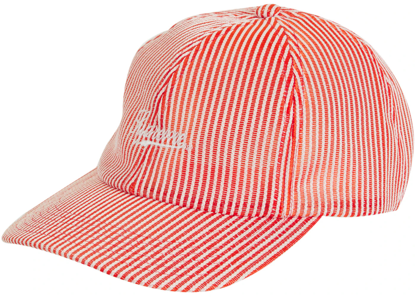 Supreme Stripe Mesh 6-Panel Red