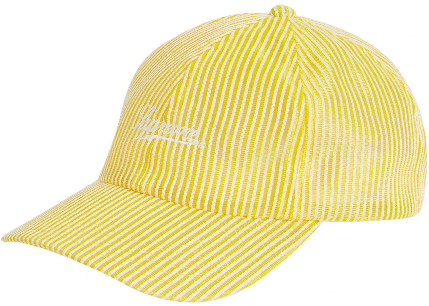 Supreme Stripe Mesh 6-Panel Yellow