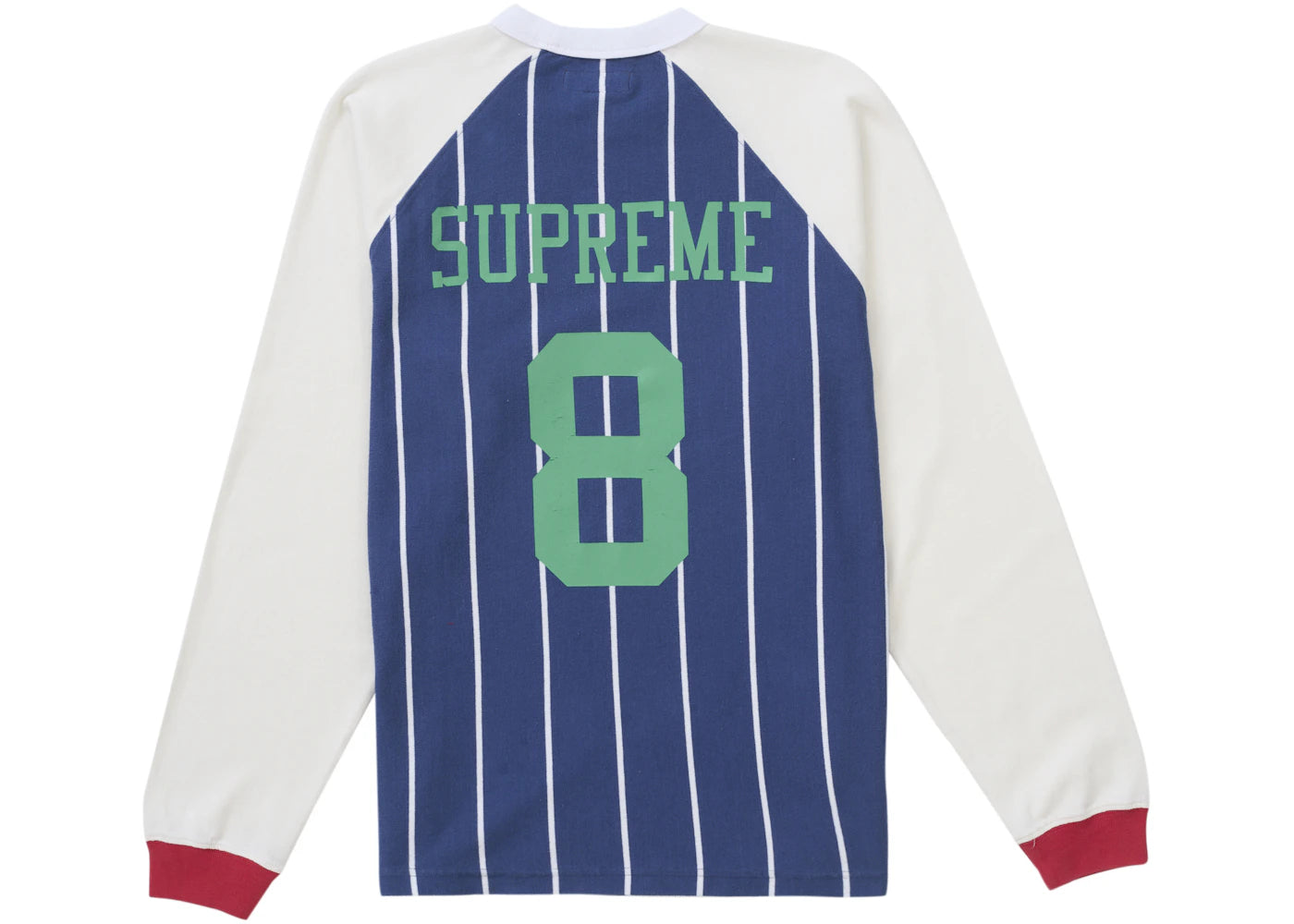 Supreme Stripe Raglan L/S Top Navy