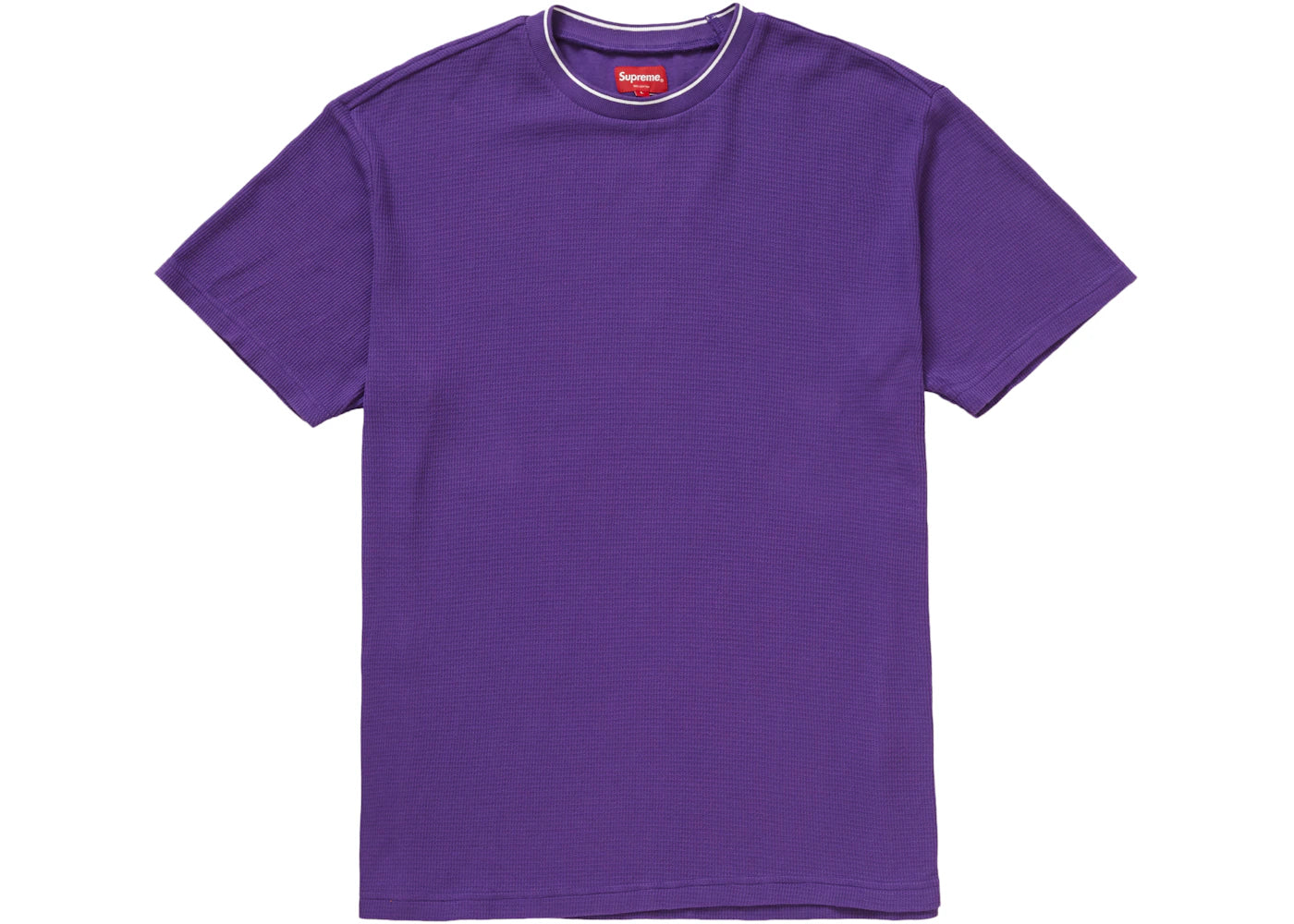 Supreme Stripe Rib Waffle Top Purple