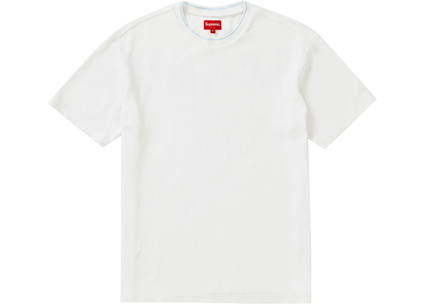 Supreme Stripe Rib Waffle Top White